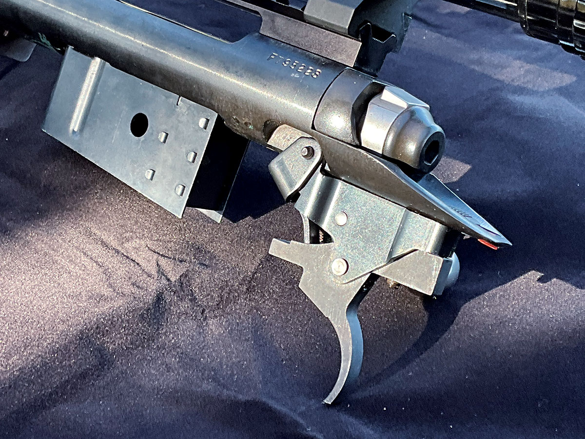 This Model 12 was manufactured before the change to the AccuTrigger, but it still breaks crisp and clean.